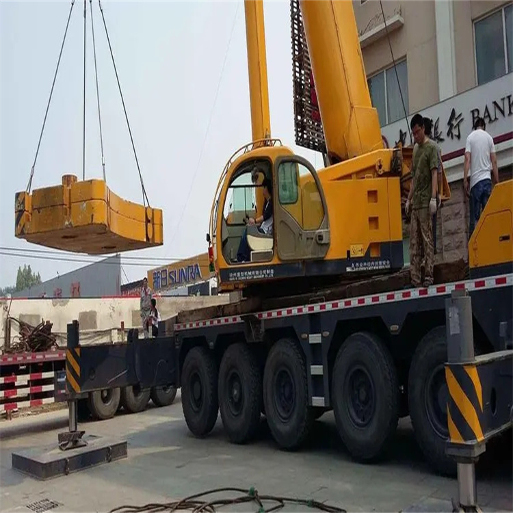 莆田当地吊车出租|机器吊装|75吨|工厂搬迁服务